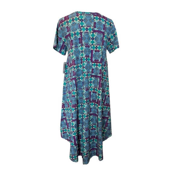 LuLaRoe Carly Dress Size Medium Aztec Print - Picture 3 of 9